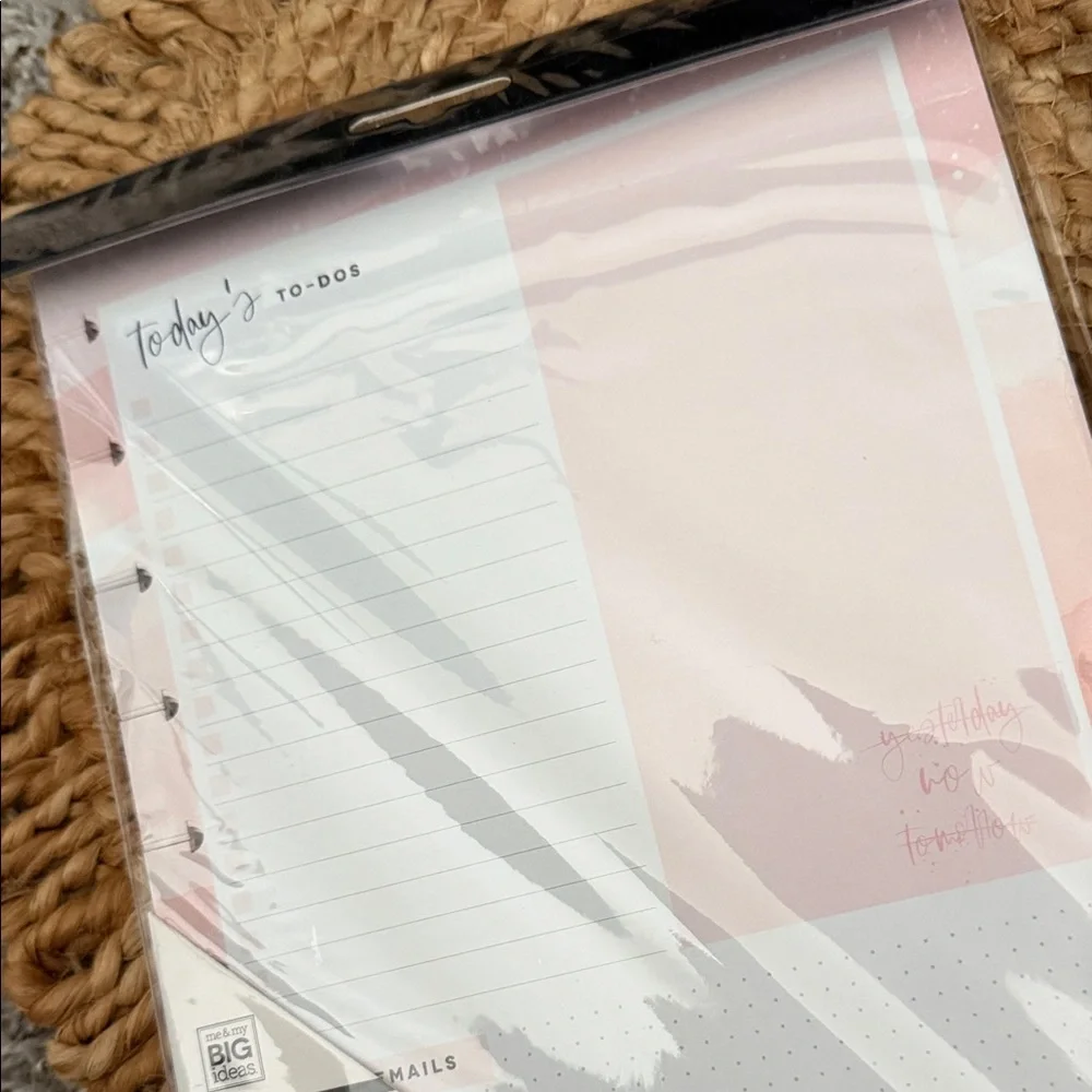 The Happy Planner To Do List Sheet Set - Pink and Yellow